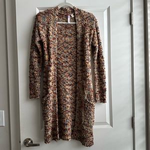 Alya Francesca’s Multicolor Long Duster/Cardigan Sweater S